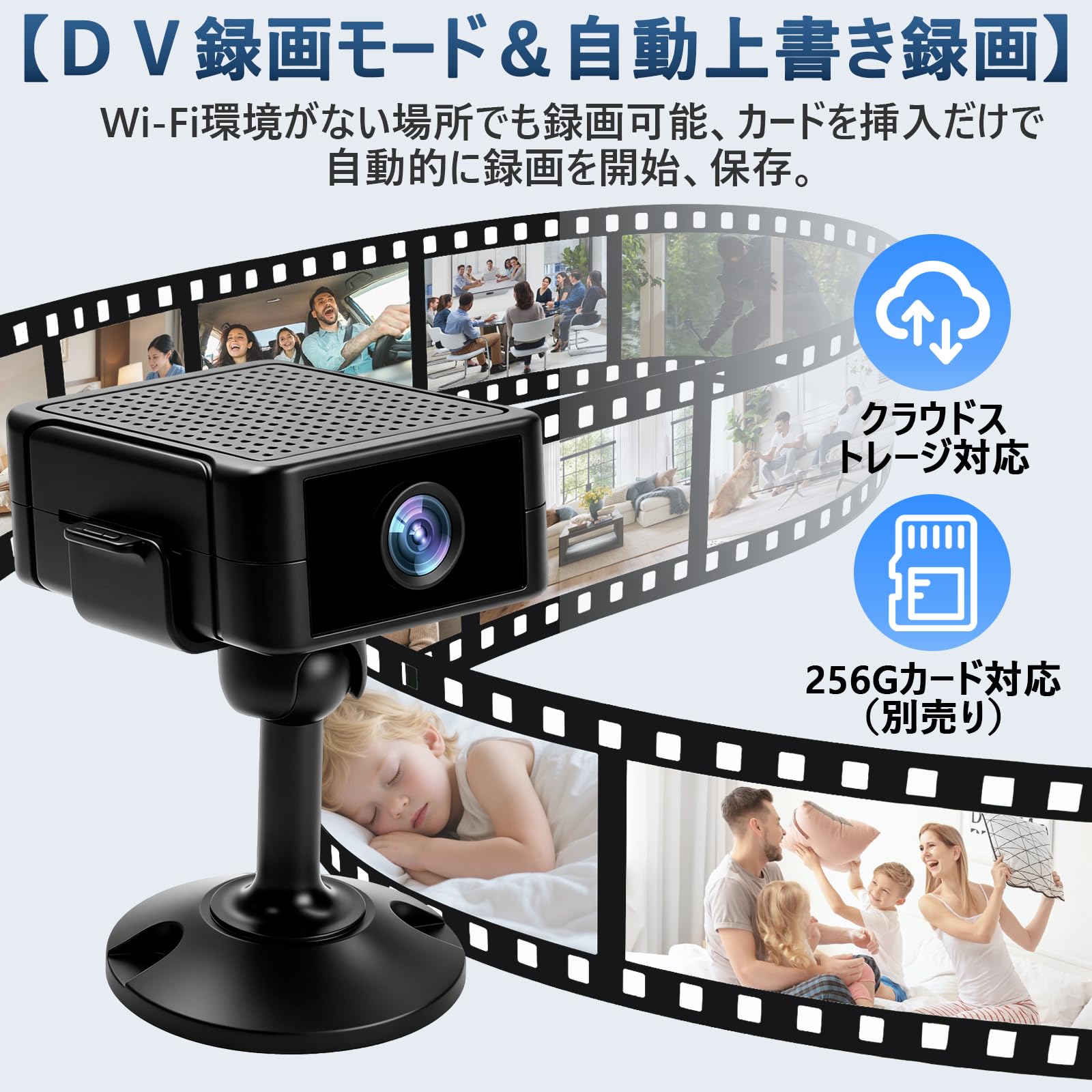Amazon.co.jp: ZTCUIK 小型カメラ隠しカメラ 小型防犯カメラ【4k画質